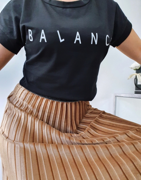 T-shirt czarny balance 3