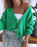 sweter oversize zielony 1