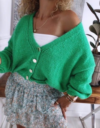 sweter oversize zielony 6