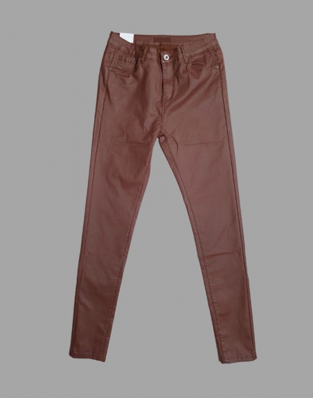 Spodnie woskowane  Varius Push UP 1 jeansy woskowane, woskowane spodnie damskie, 13921