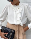 biała elegancka bluzka