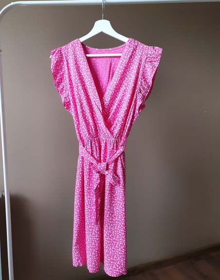 Sukienka Lovely Pink Muffin 16 różowa sukienka na lato, sukienka damska fuksja 14223