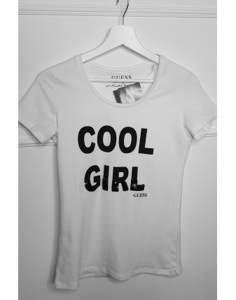 Bluzka t shirt Guess Cool Girl 2 t shirt damski guess, t shirty guess 914