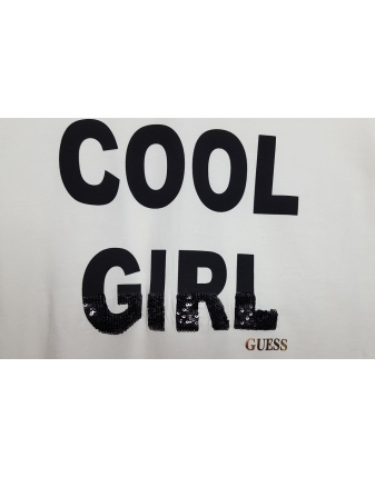 Bluzka t shirt Guess Cool Girl 3 t shirt damski guess, t shirty guess 915